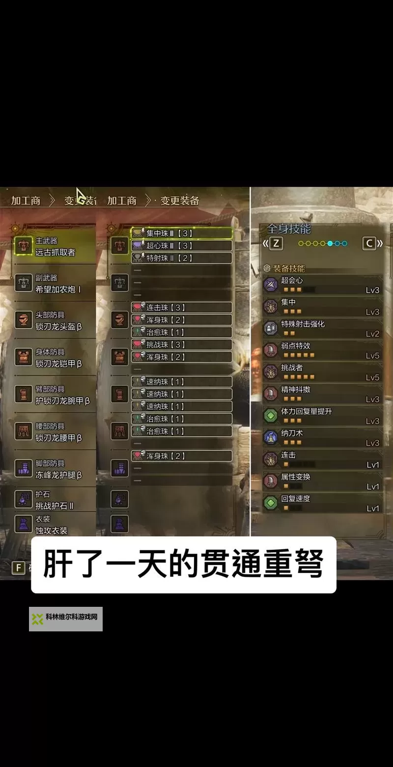 《怪物猎人荒野》贯通骑射重弩配装分享图2